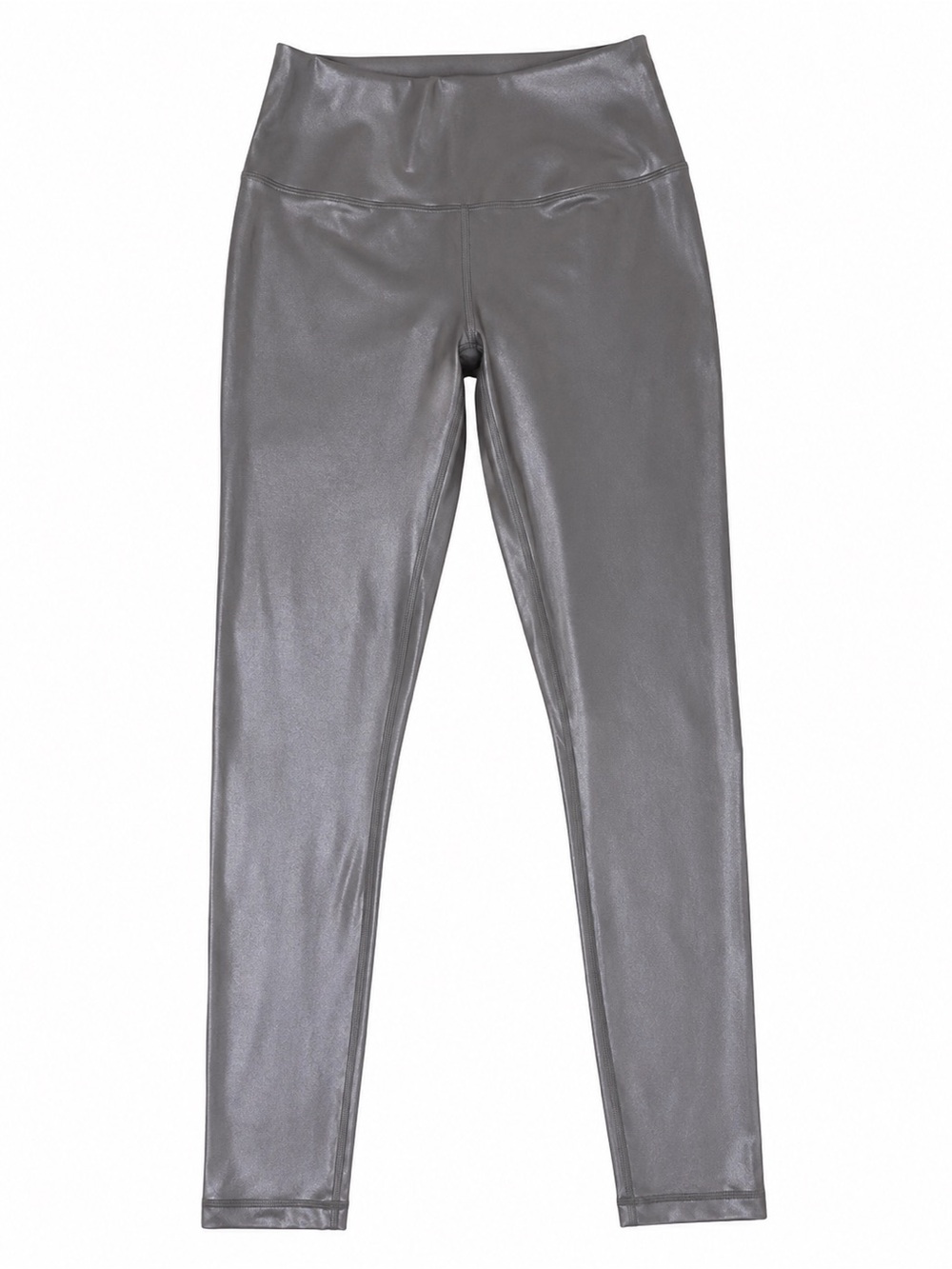 NWT Born Primitive Fierce Metallic Leggings Steel Melange Gray Medium High Rise